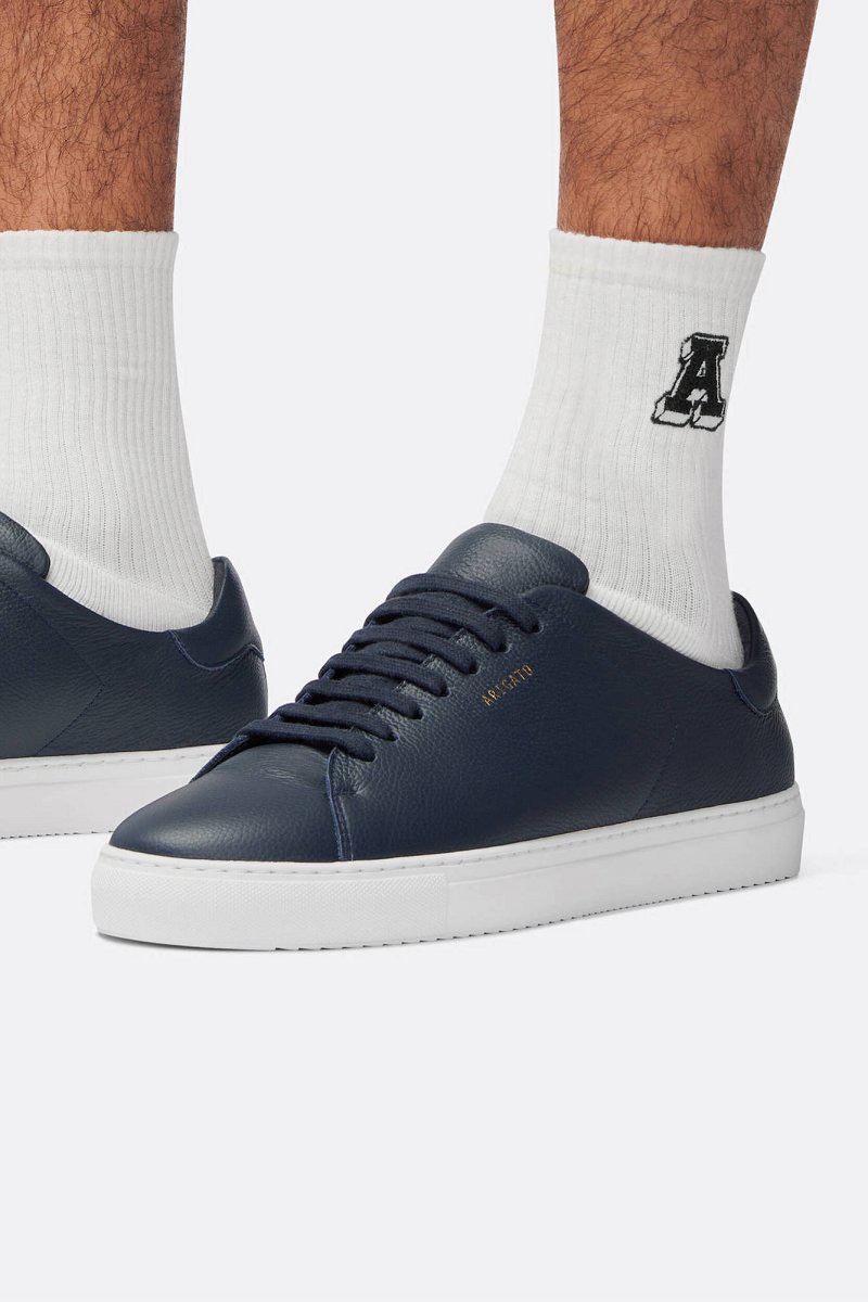 Basket Axel Arigato CLEAN 90 Bleu Marine Blanche Homme | WEC-43091006